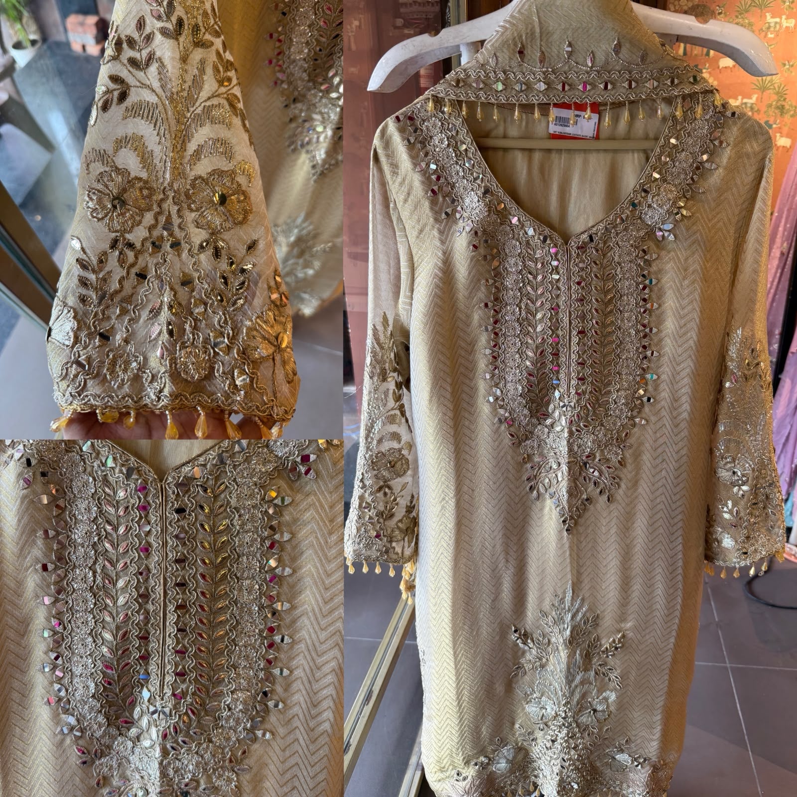 Embroidered Festive Suit Set