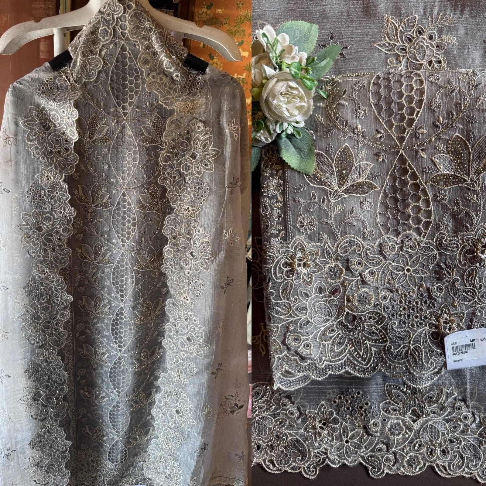 Designer Heavy Embroidered Pakistani Suit Set