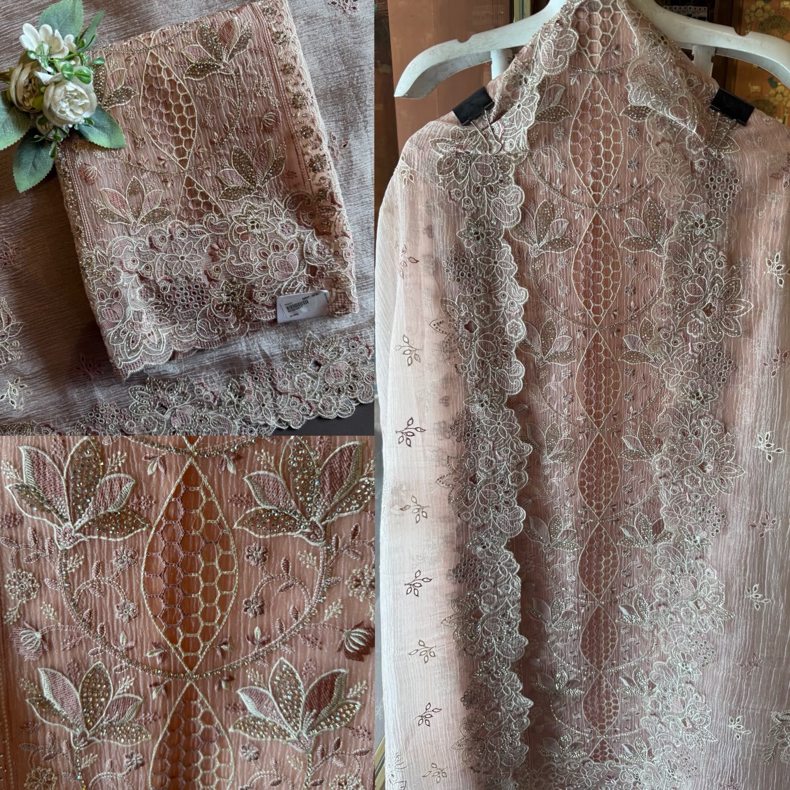 Designer Heavy Embroidered Pakistani Suit Set
