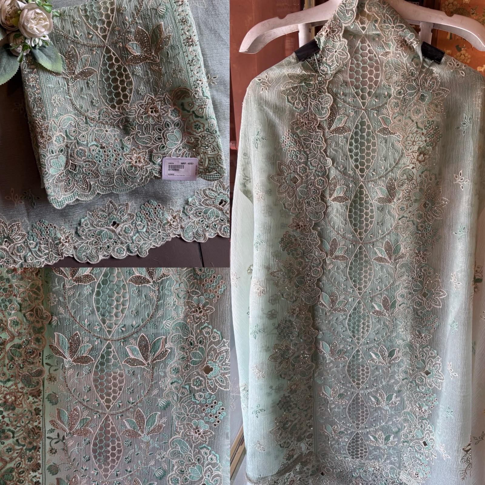 Designer Heavy Embroidered Pakistani Suit Set