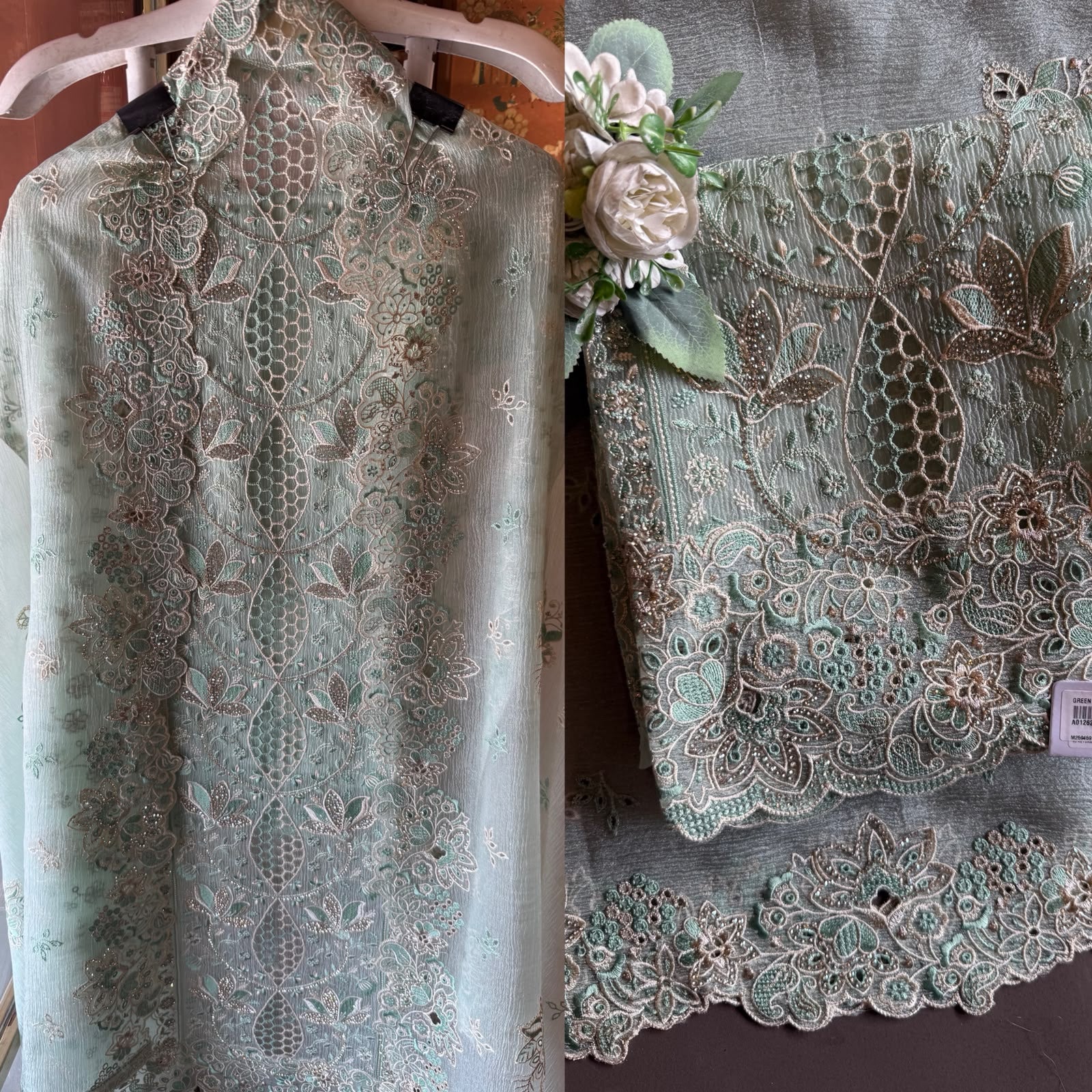 Designer Heavy Embroidered Pakistani Suit Set