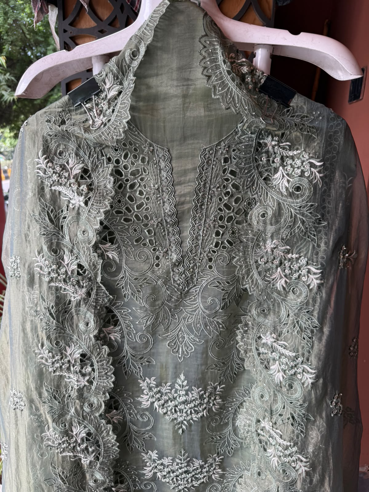 Designer Heavy Embroidered Pakistani Suit Set