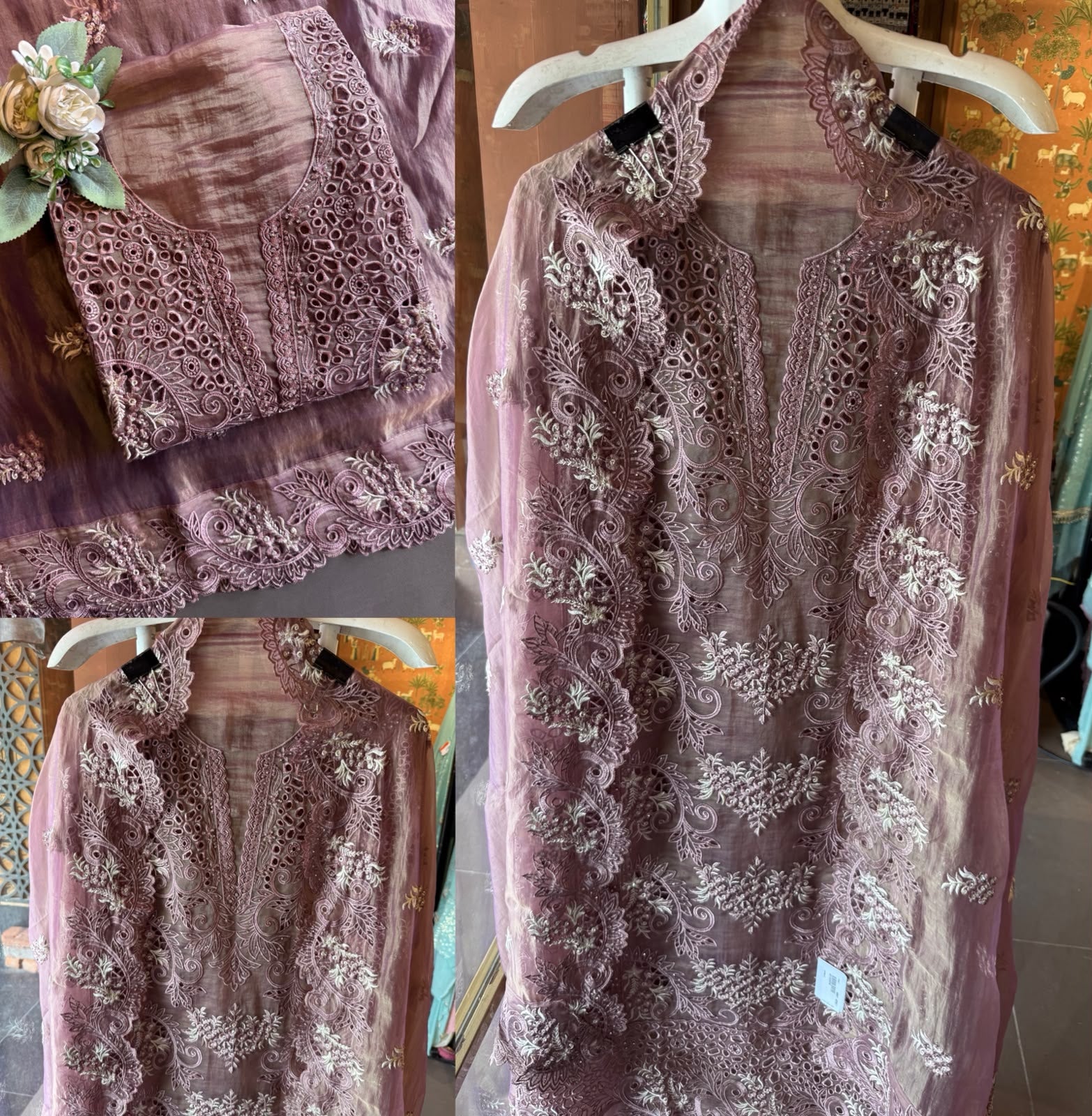 Designer Heavy Embroidered Pakistani Suit Set