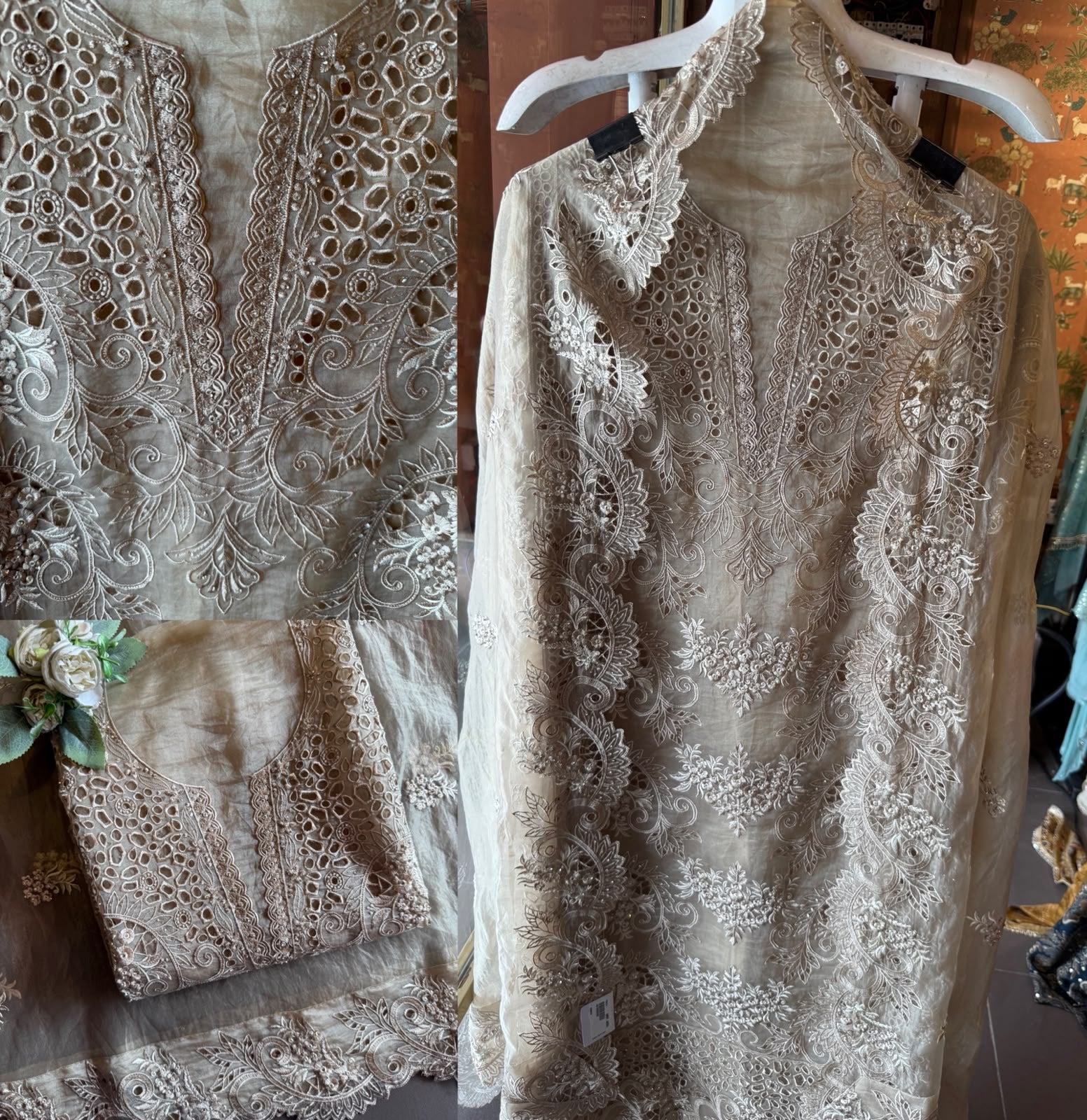 Designer Heavy Embroidered Pakistani Suit Set