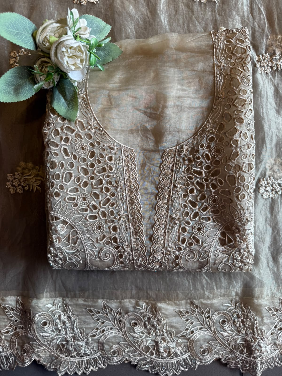 Designer Heavy Embroidered Pakistani Suit Set