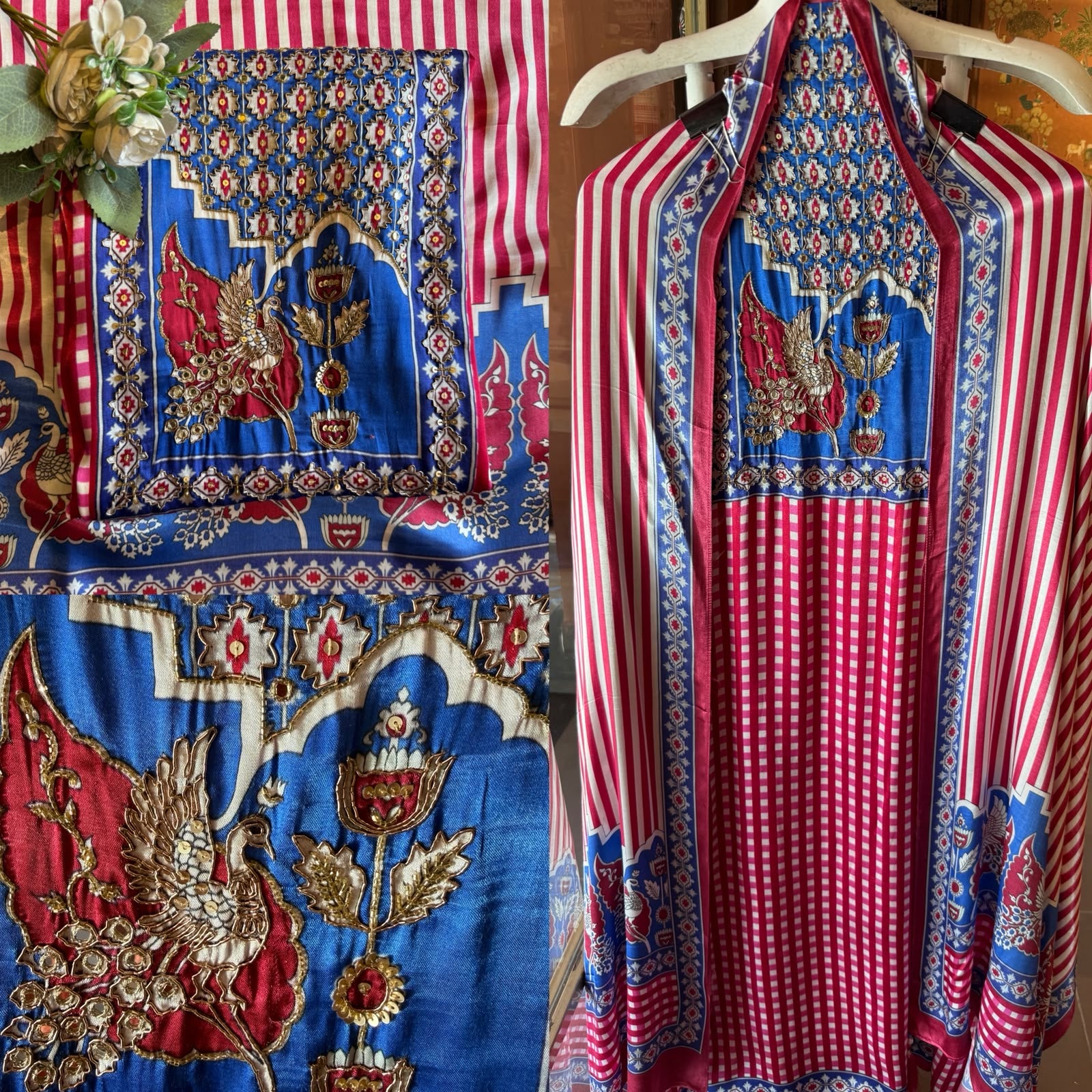 Premium GAJJI Silk unstitched suit