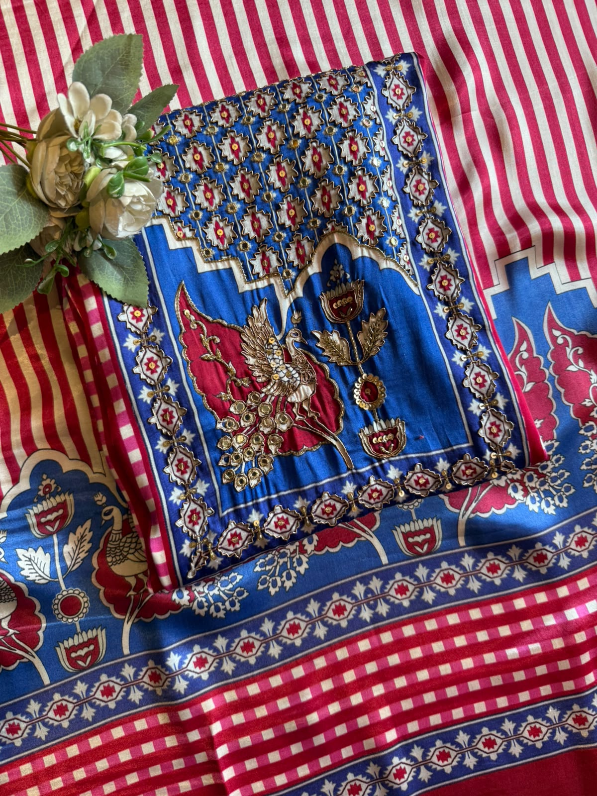 Premium GAJJI Silk unstitched suit