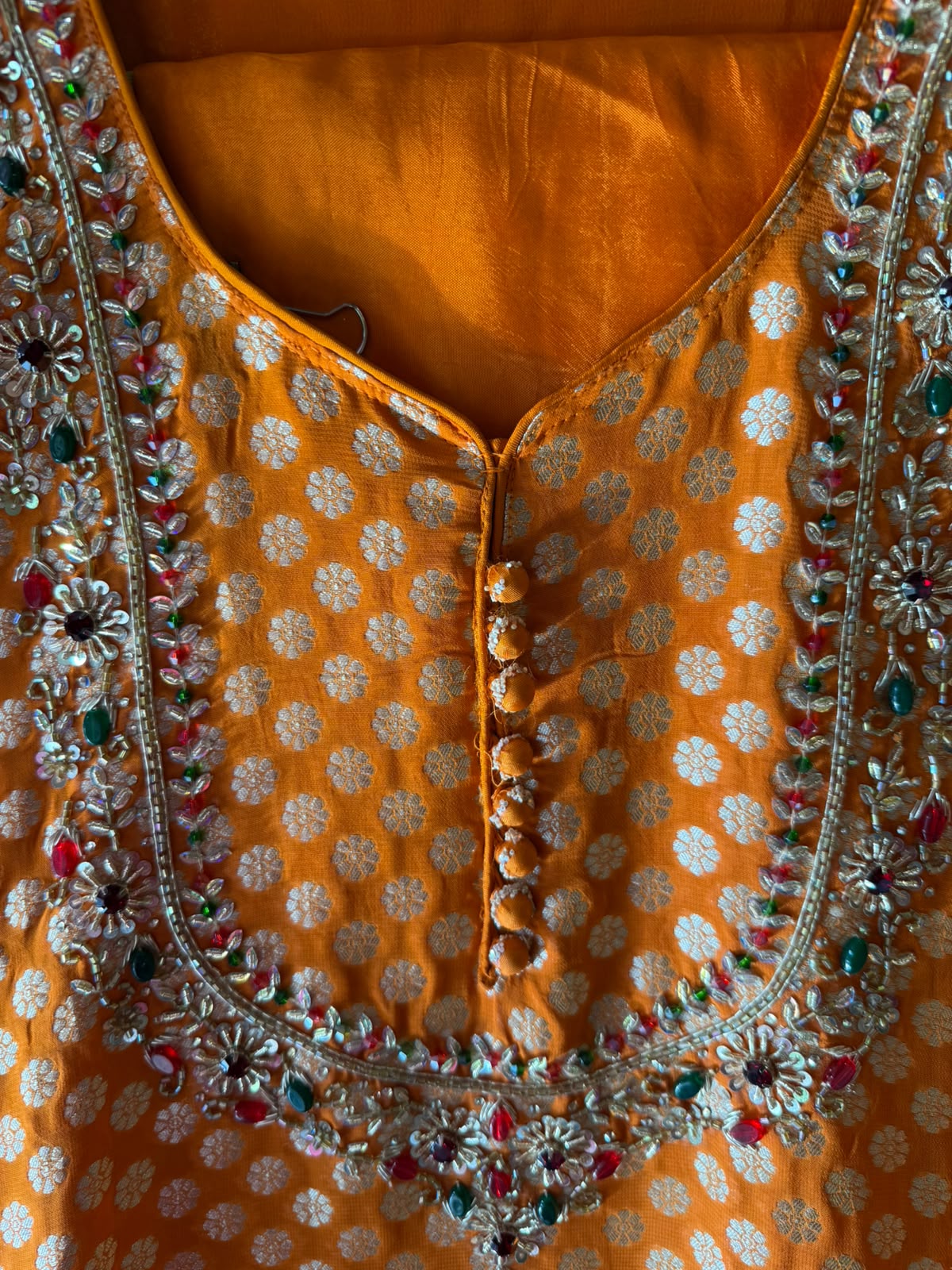 Khaddi Georgette  Banarasi Suit Set