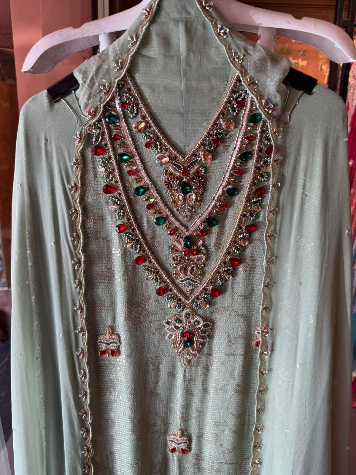 Georgette with sequence embellished Suit Set