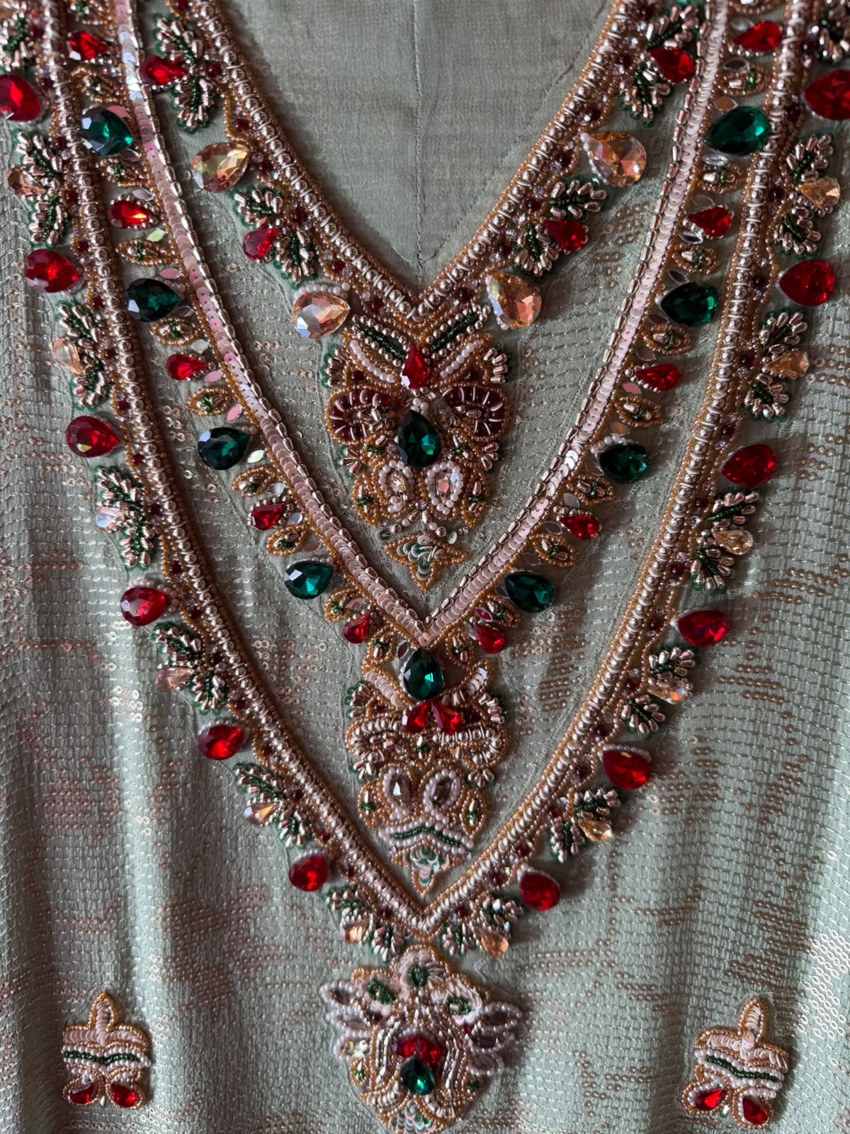 Georgette with sequence embellished Suit Set