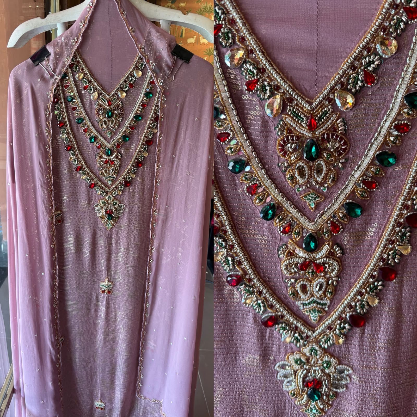 Georgette with sequence embellished Suit Set