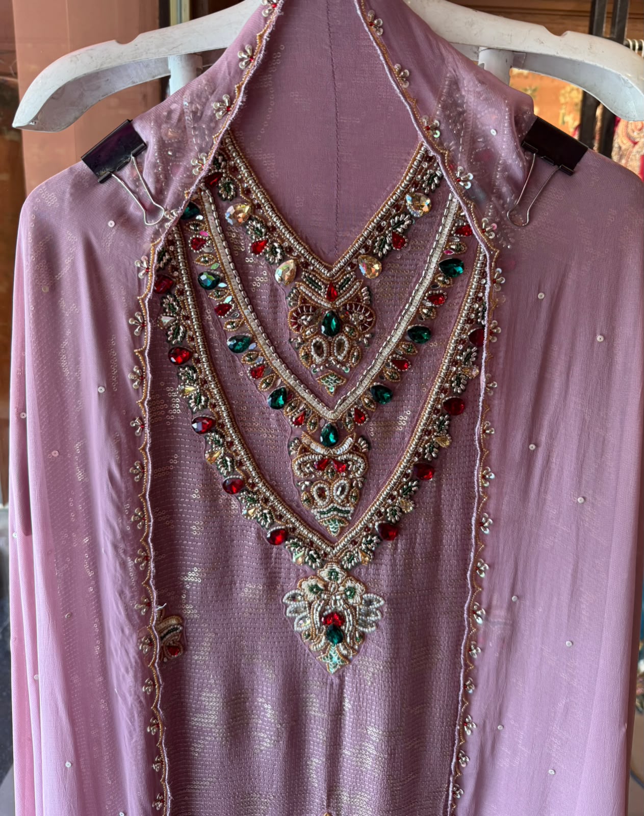Georgette with sequence embellished Suit Set