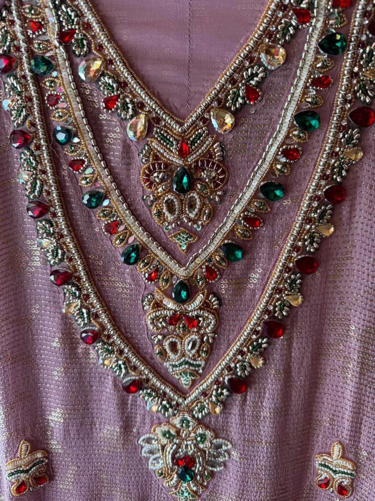 Georgette with sequence embellished Suit Set