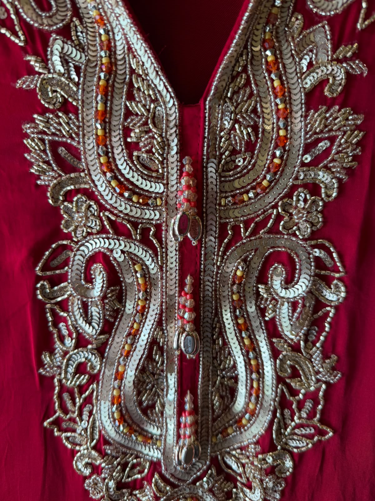 Hand-Embroidered Kurta Set