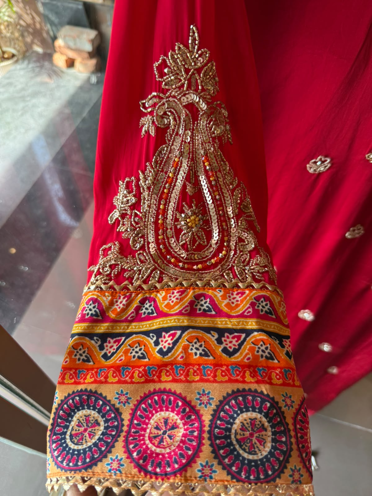 Hand-Embroidered Kurta Set