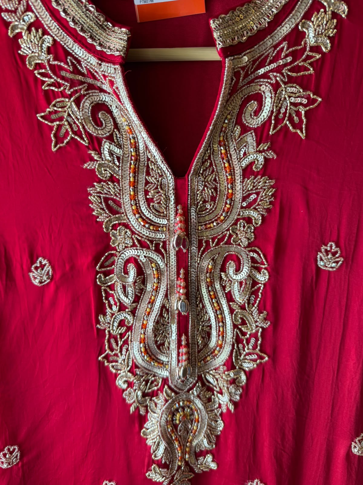 Hand-Embroidered Kurta Set