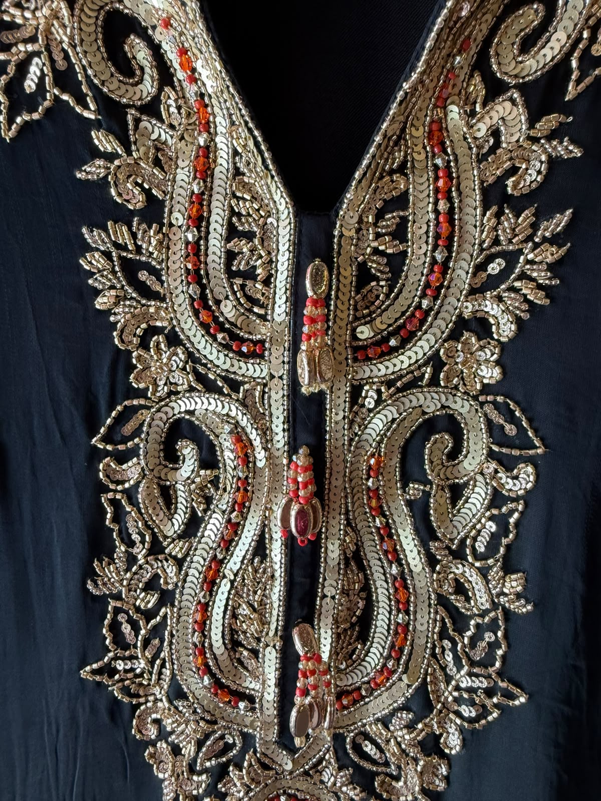 Hand-Embroidered Kurta Set