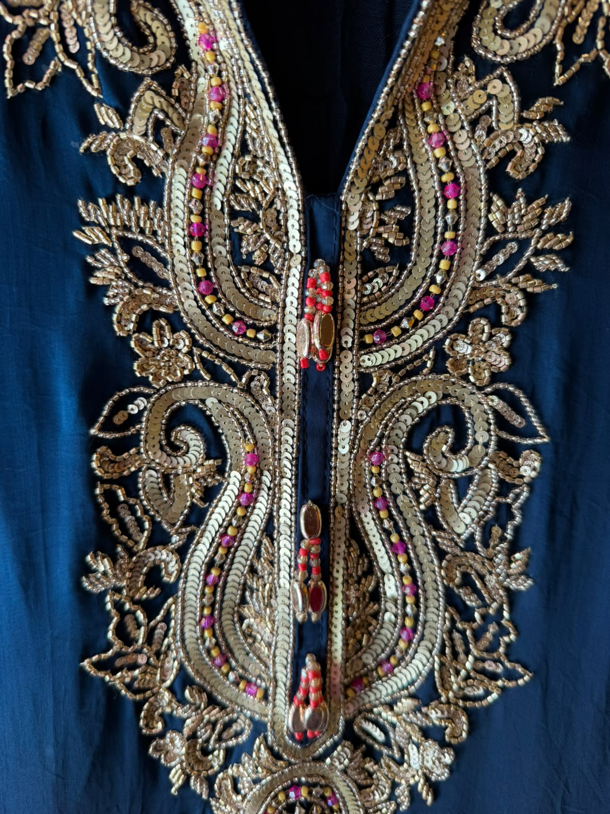 Hand-Embroidered Kurta Set