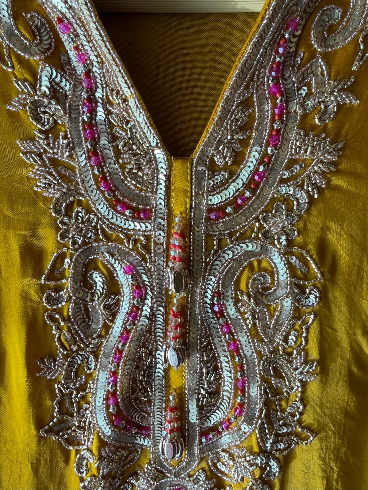 Hand-Embroidered Kurta Set