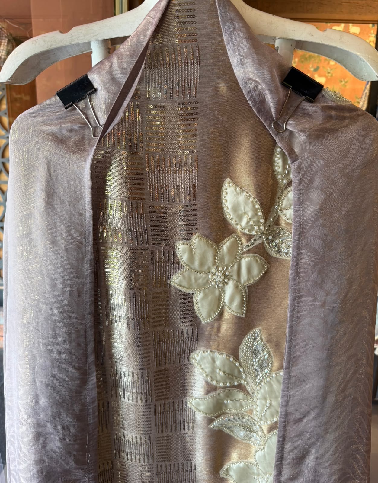 Champagne Appliqué patchwork floral Luxury Set