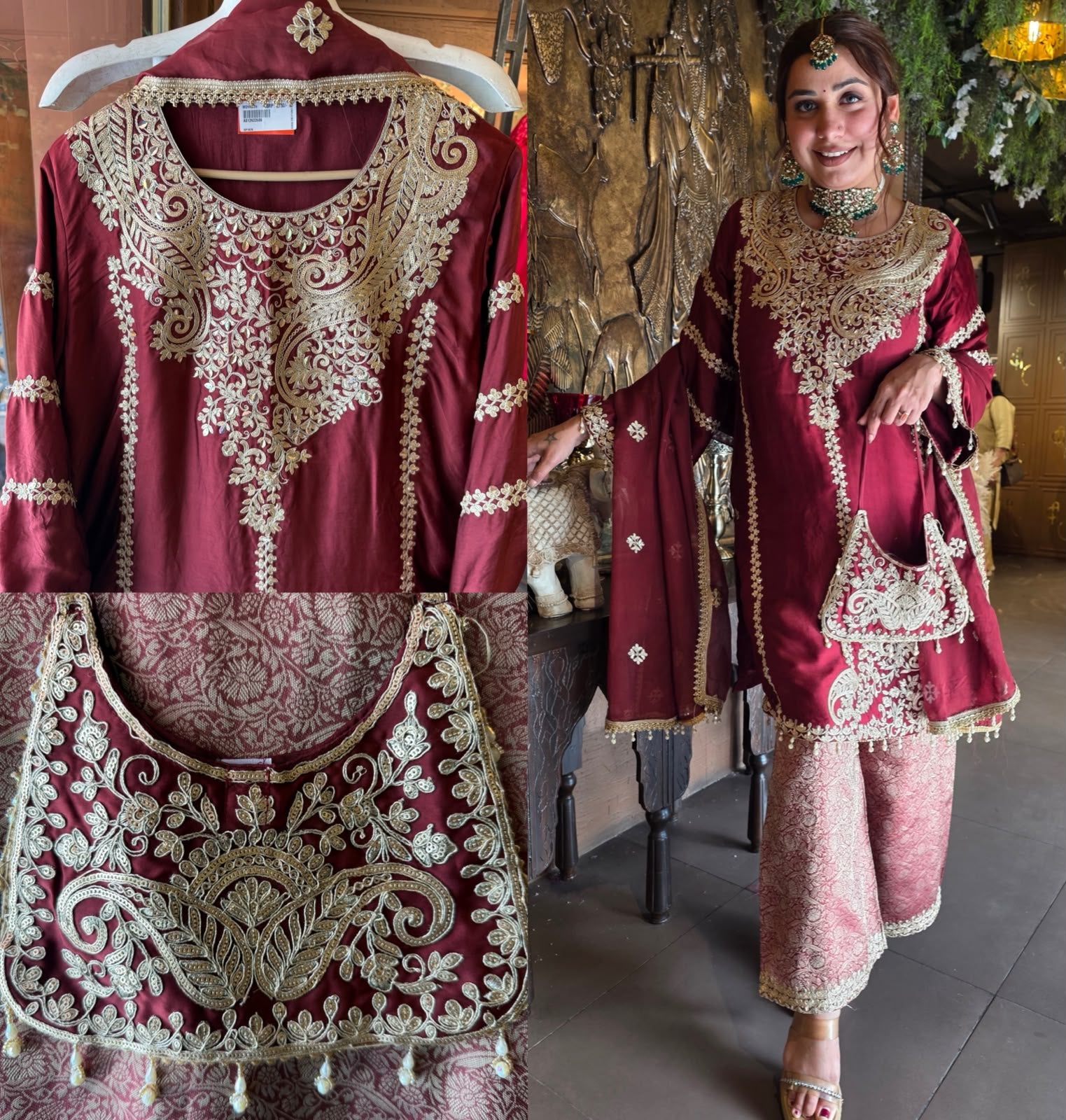 Pure Satin silk kurta