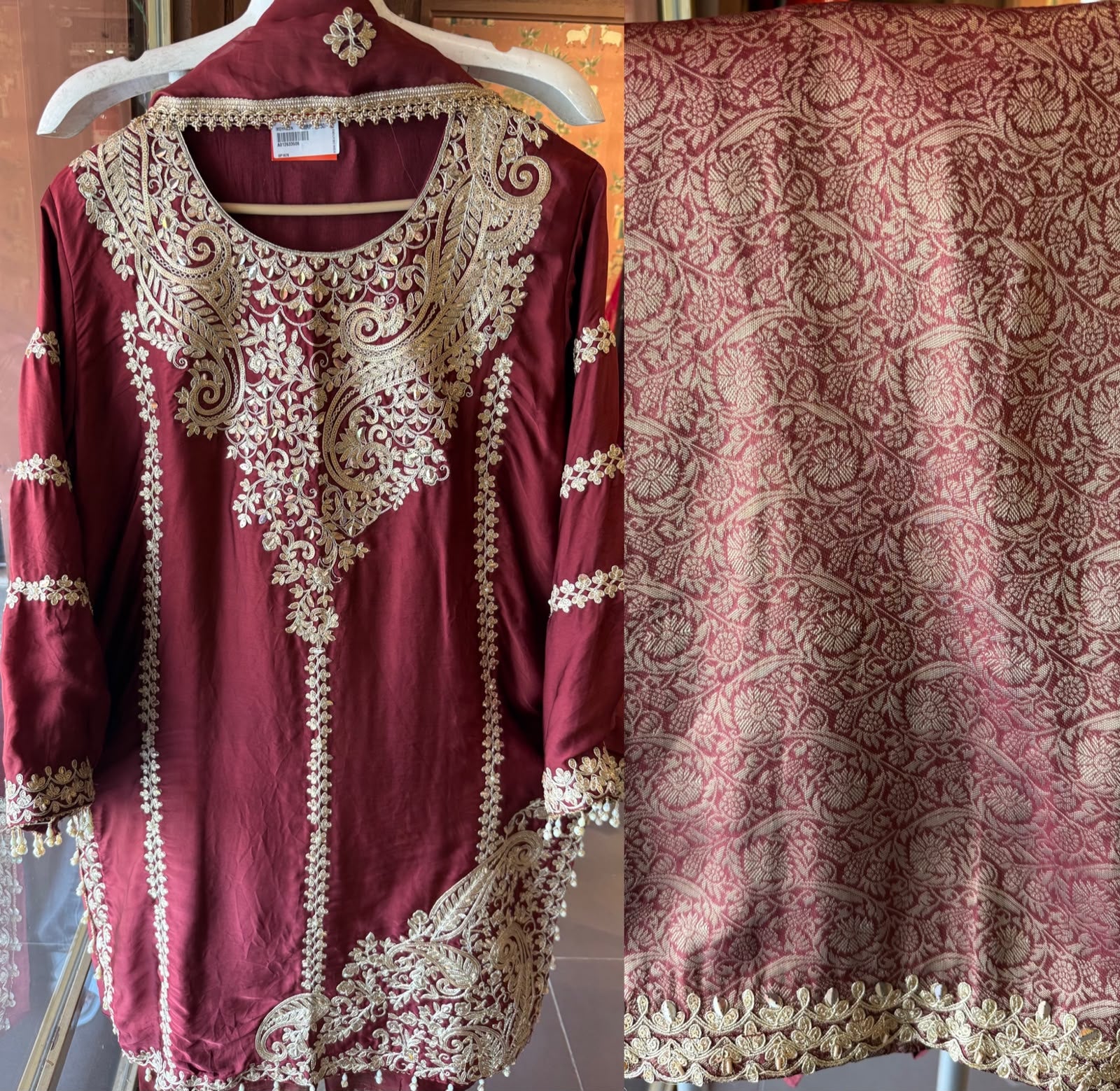 Pure Satin silk kurta