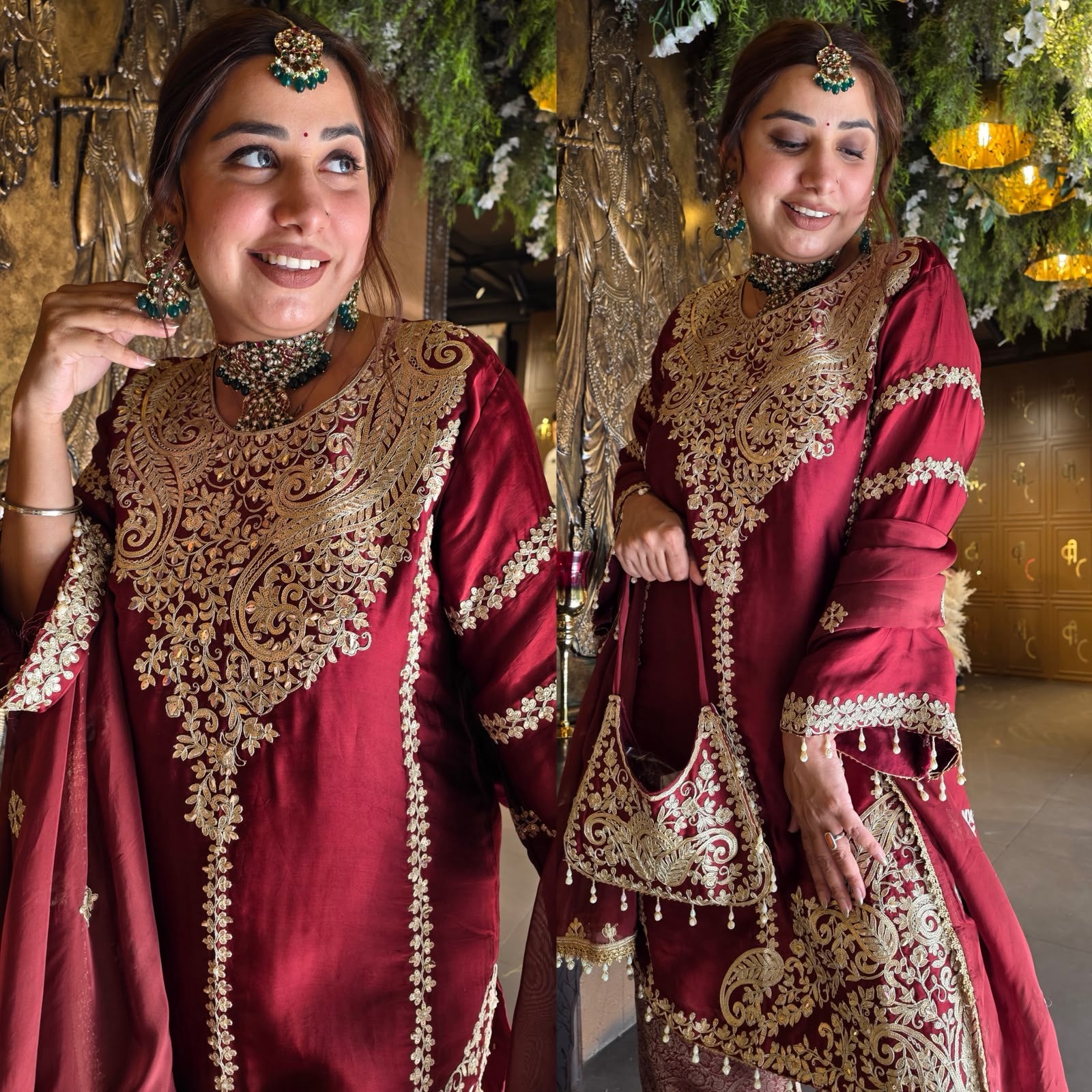 Pure Satin silk kurta