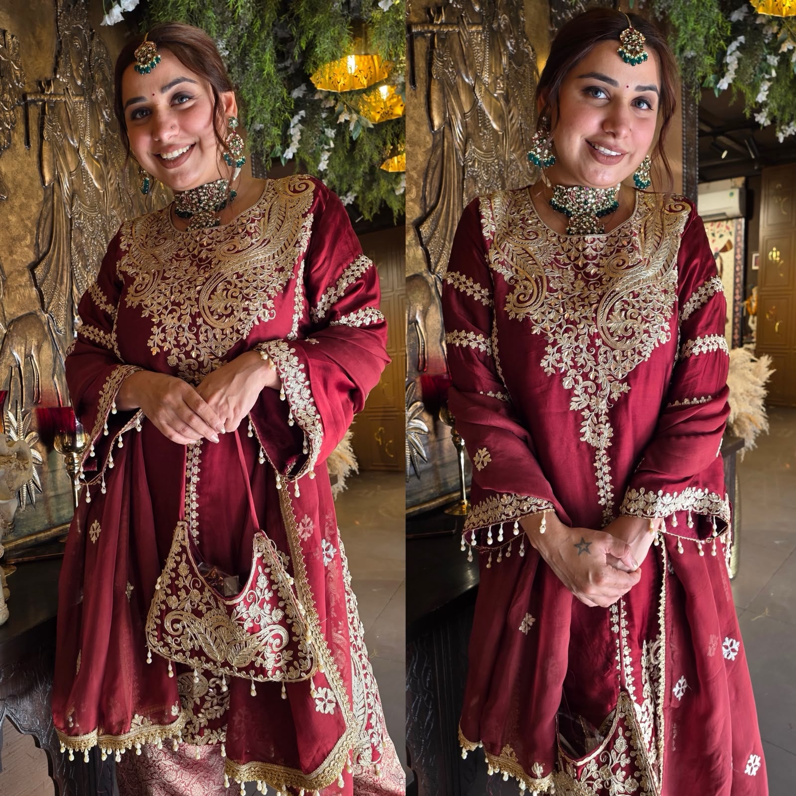 Pure Satin silk kurta