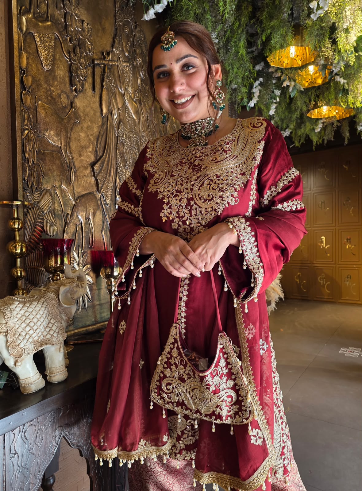 Pure Satin silk kurta