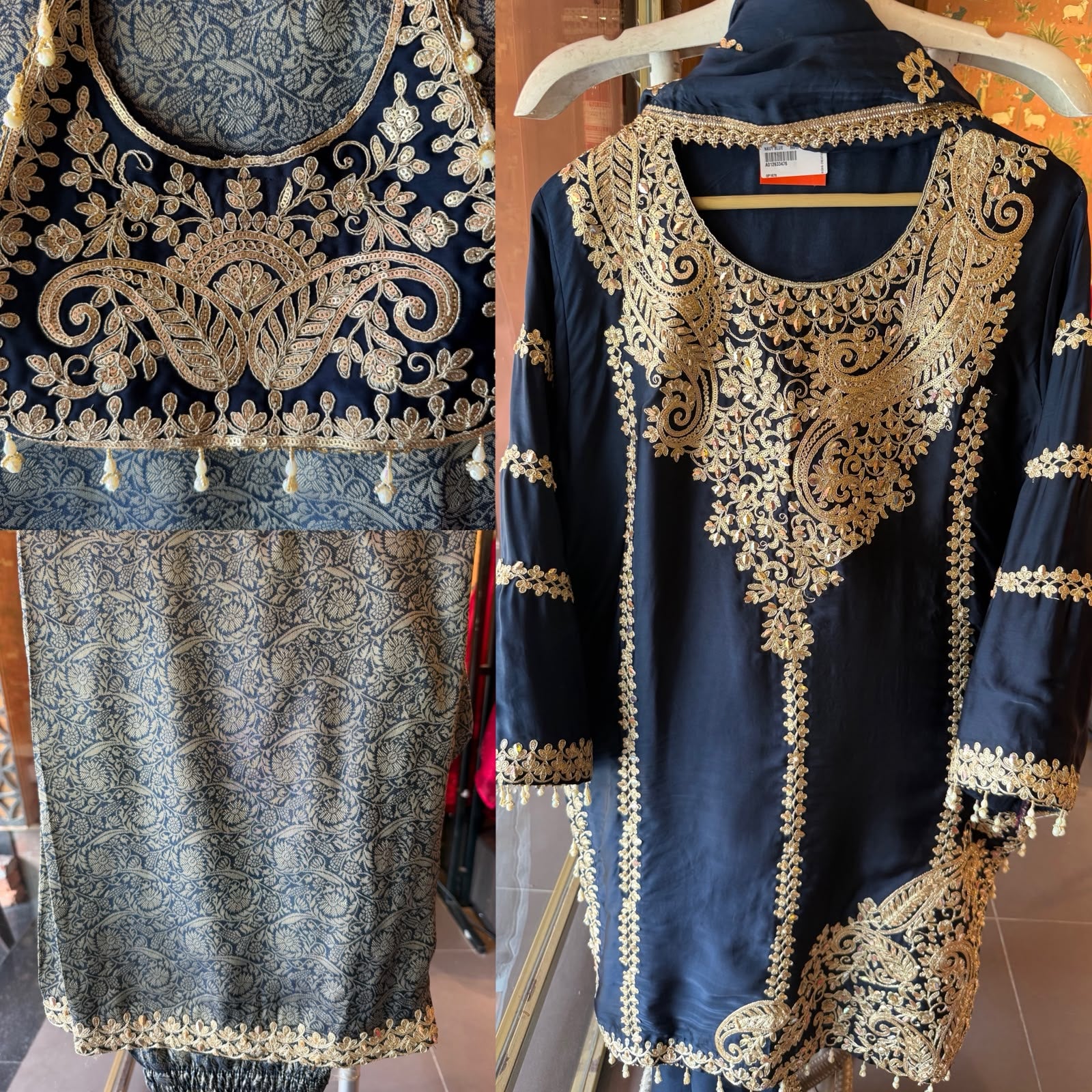 Pure Satin silk kurta