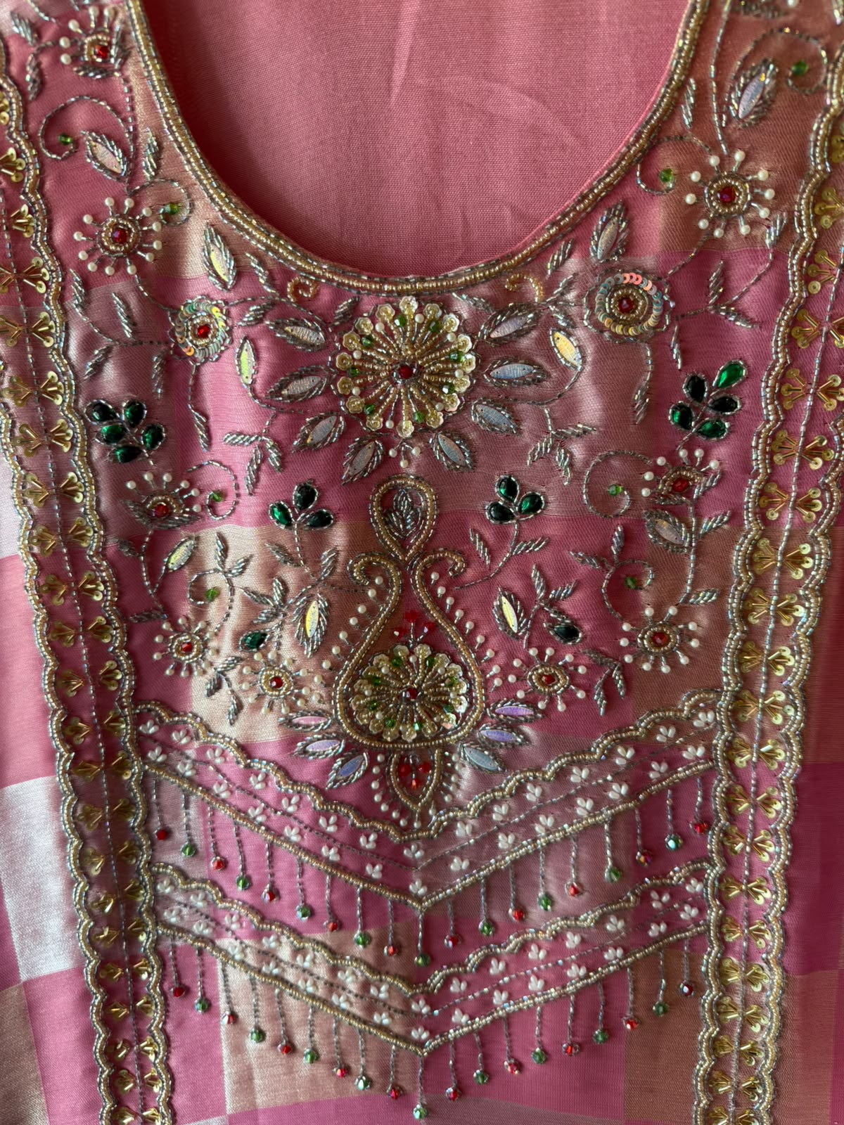 Pearl Embellished Designer Long dress