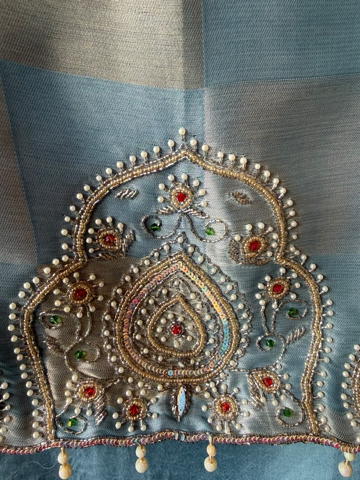Pearl Embellished Designer Long dress