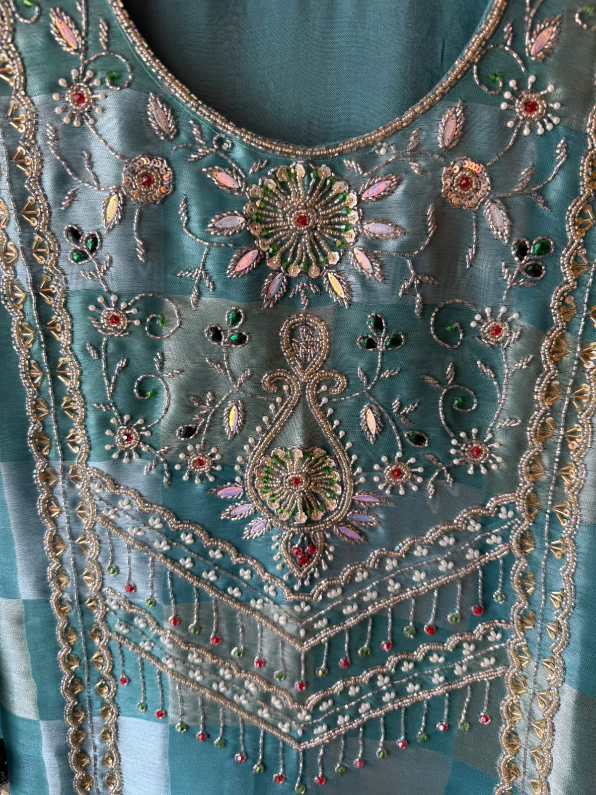 Pearl Embellished Designer Long dress