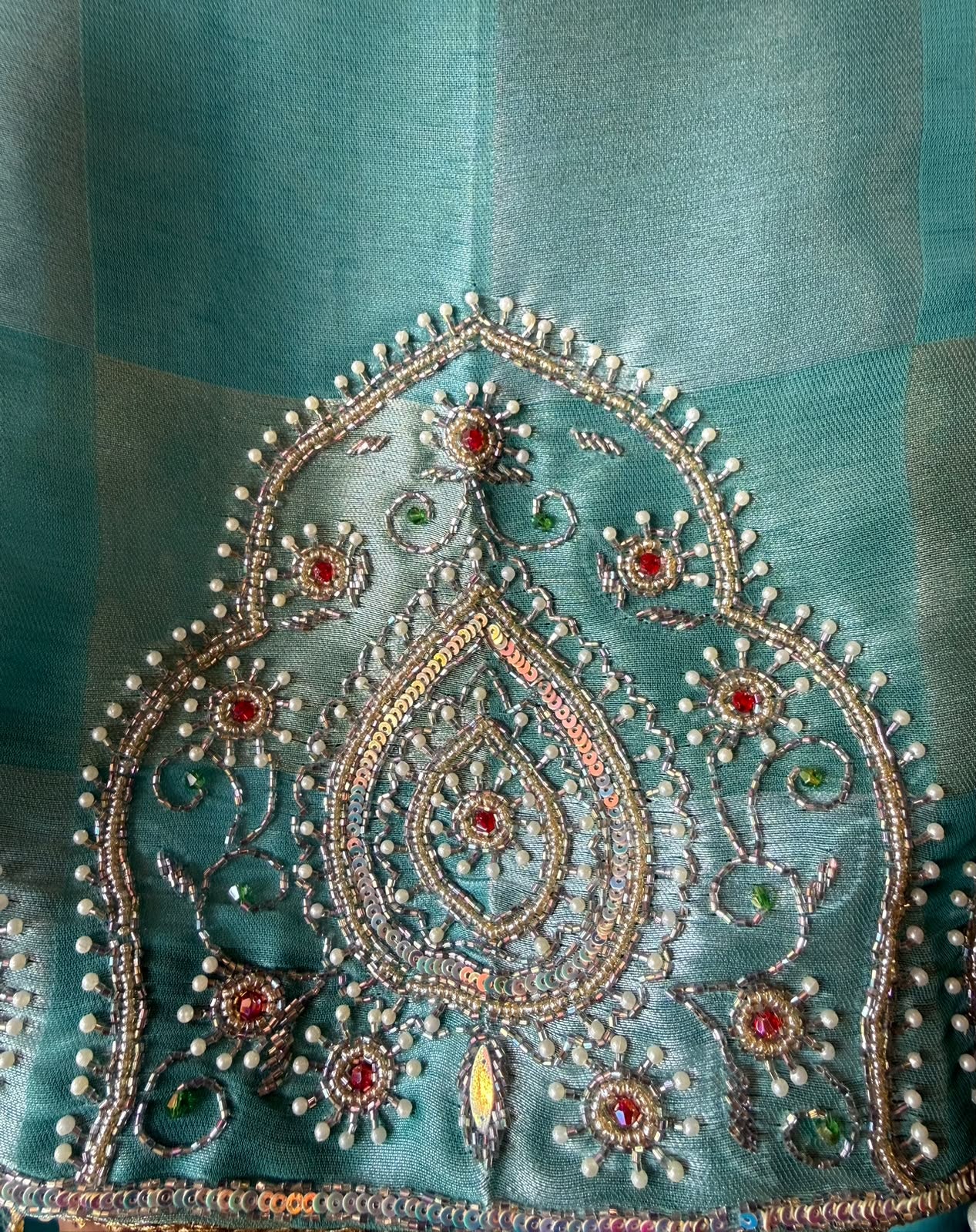 Pearl Embellished Designer Long dress