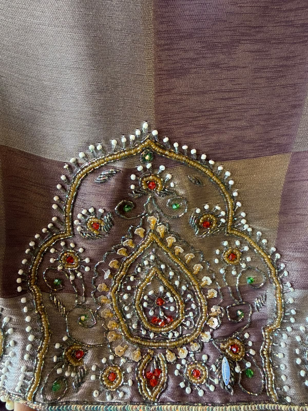 Pearl Embellished Designer Long dress