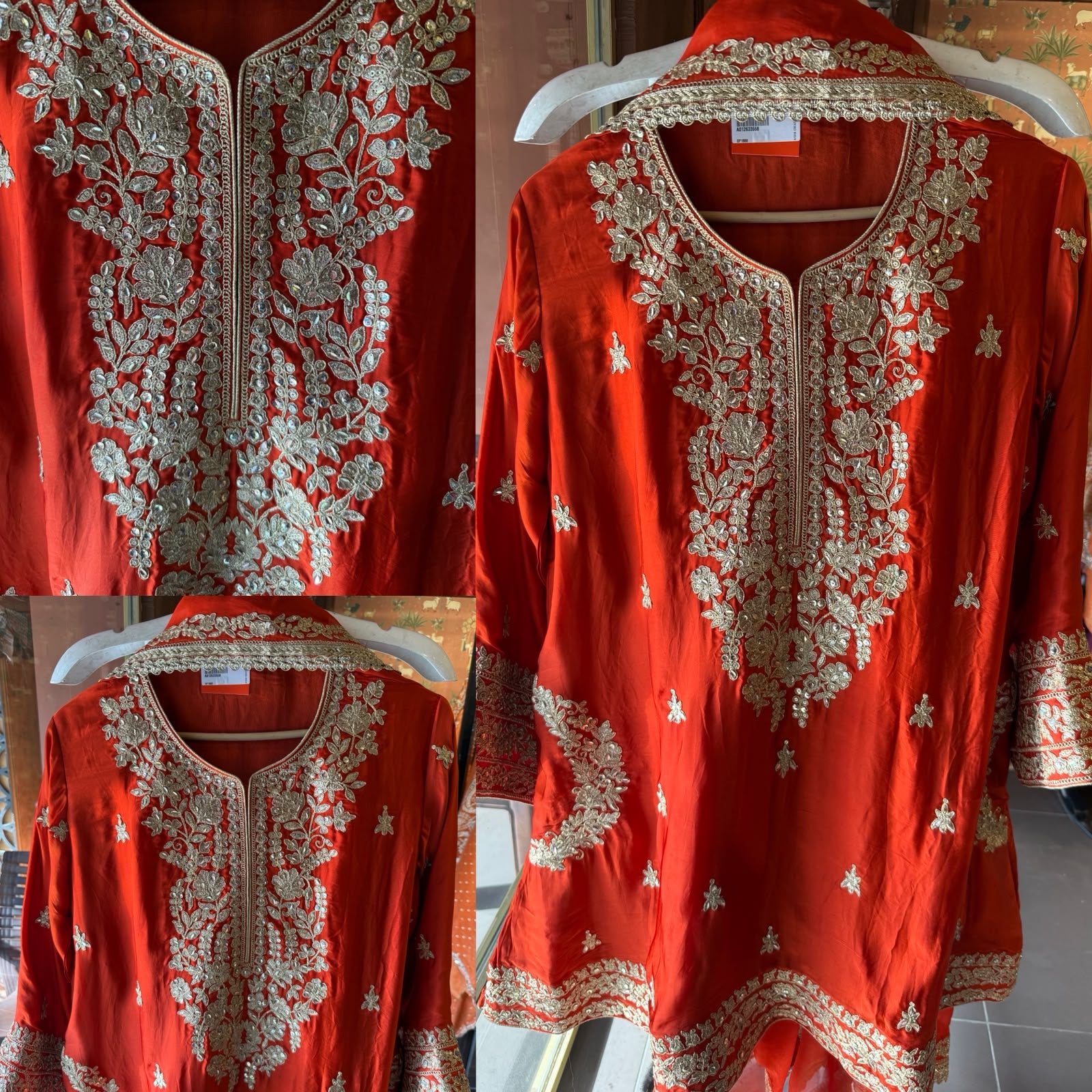 Hand-Embroidered Luxury farshi salwar Suit Set