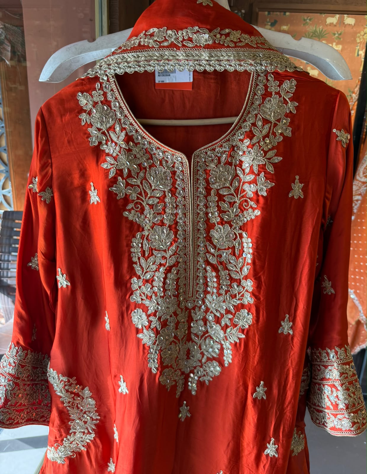 Hand-Embroidered Luxury farshi salwar Suit Set