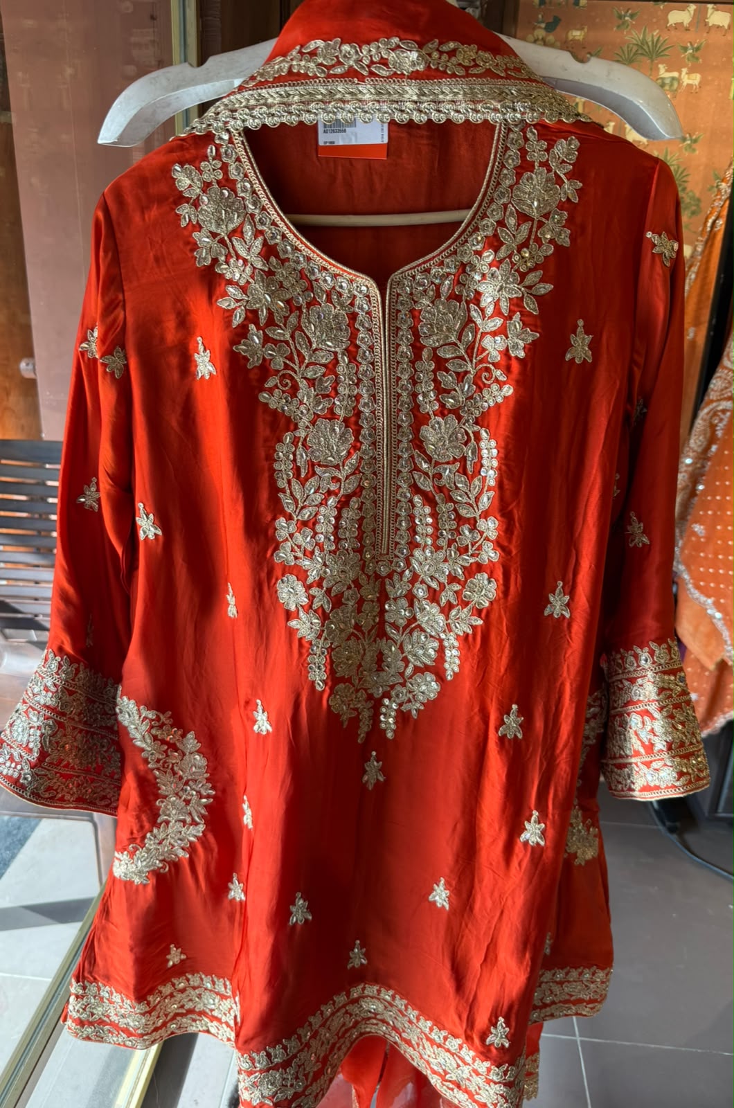 Hand-Embroidered Luxury farshi salwar Suit Set
