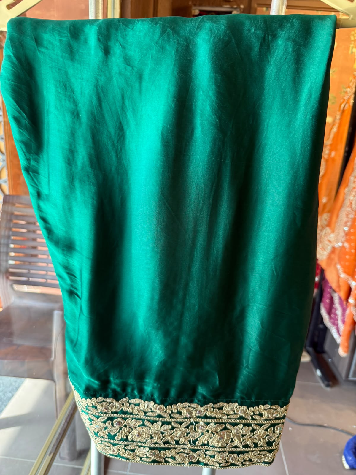 Hand-Embroidered Luxury farshi salwar Suit Set