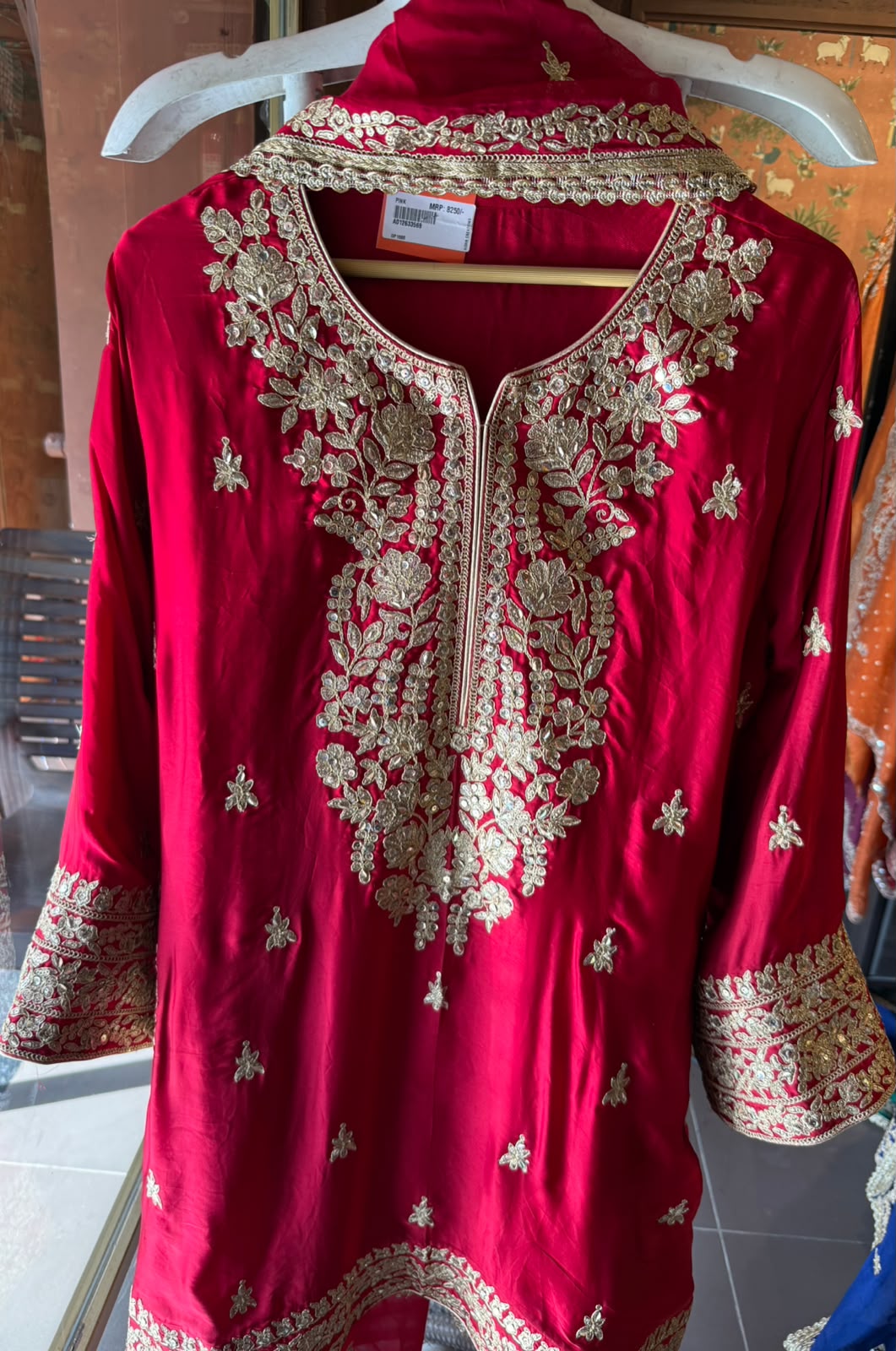 Hand-Embroidered Luxury farshi salwar Suit Set