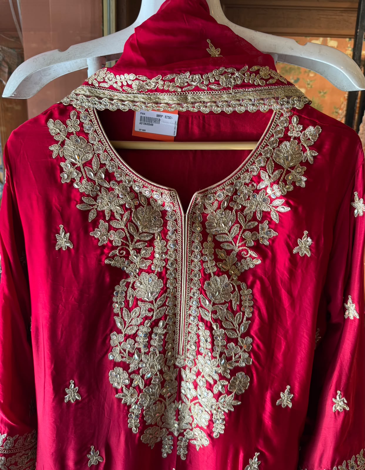 Hand-Embroidered Luxury farshi salwar Suit Set