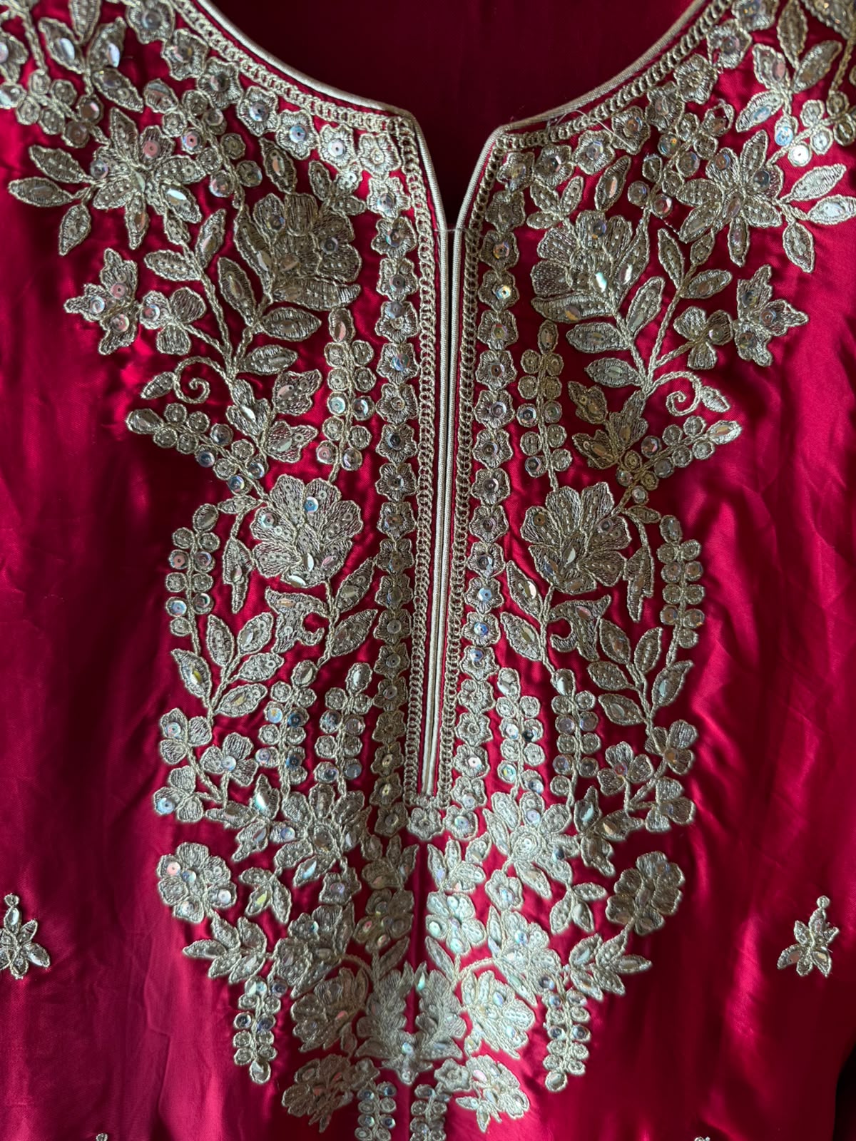 Hand-Embroidered Luxury farshi salwar Suit Set