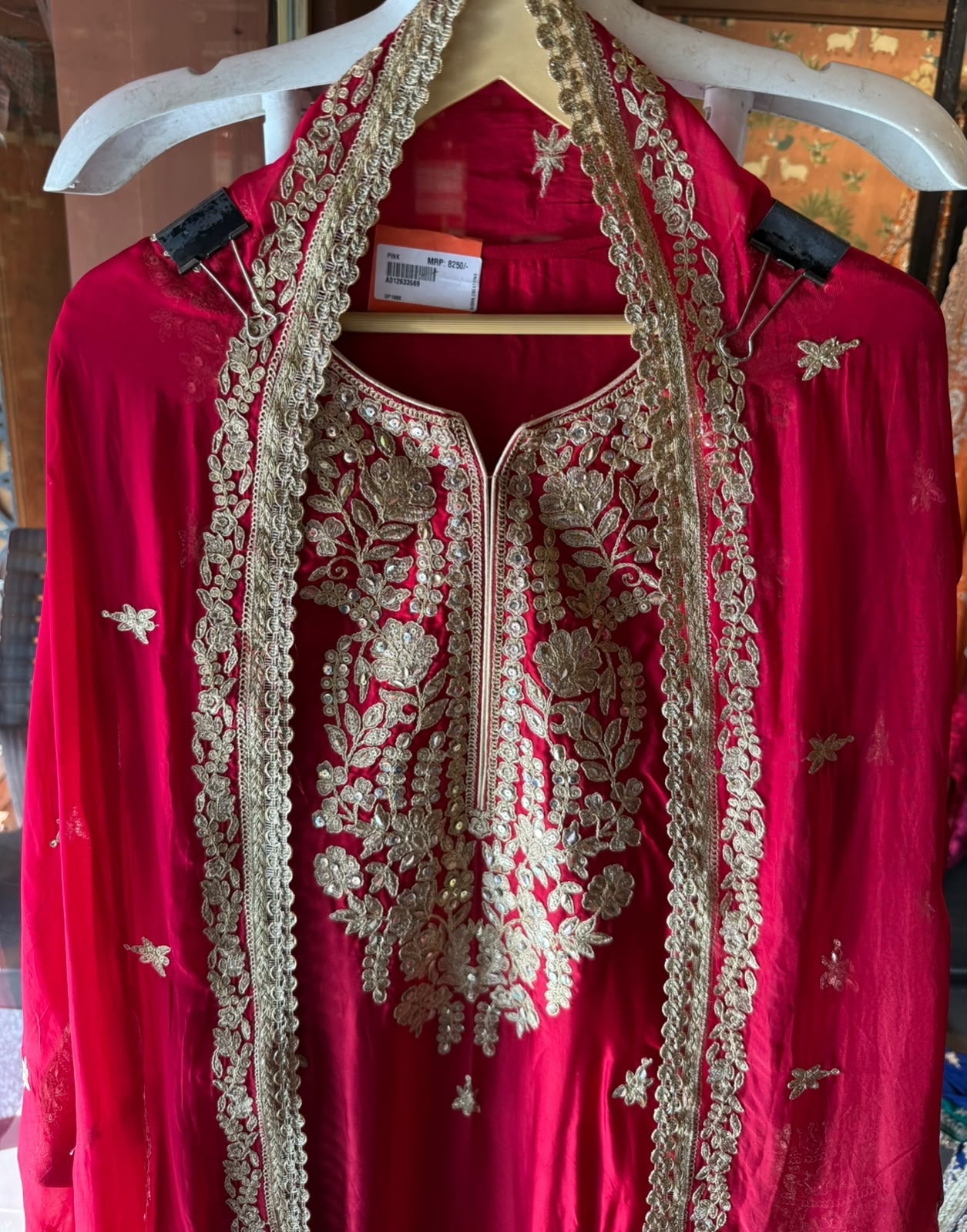 Hand-Embroidered Luxury farshi salwar Suit Set
