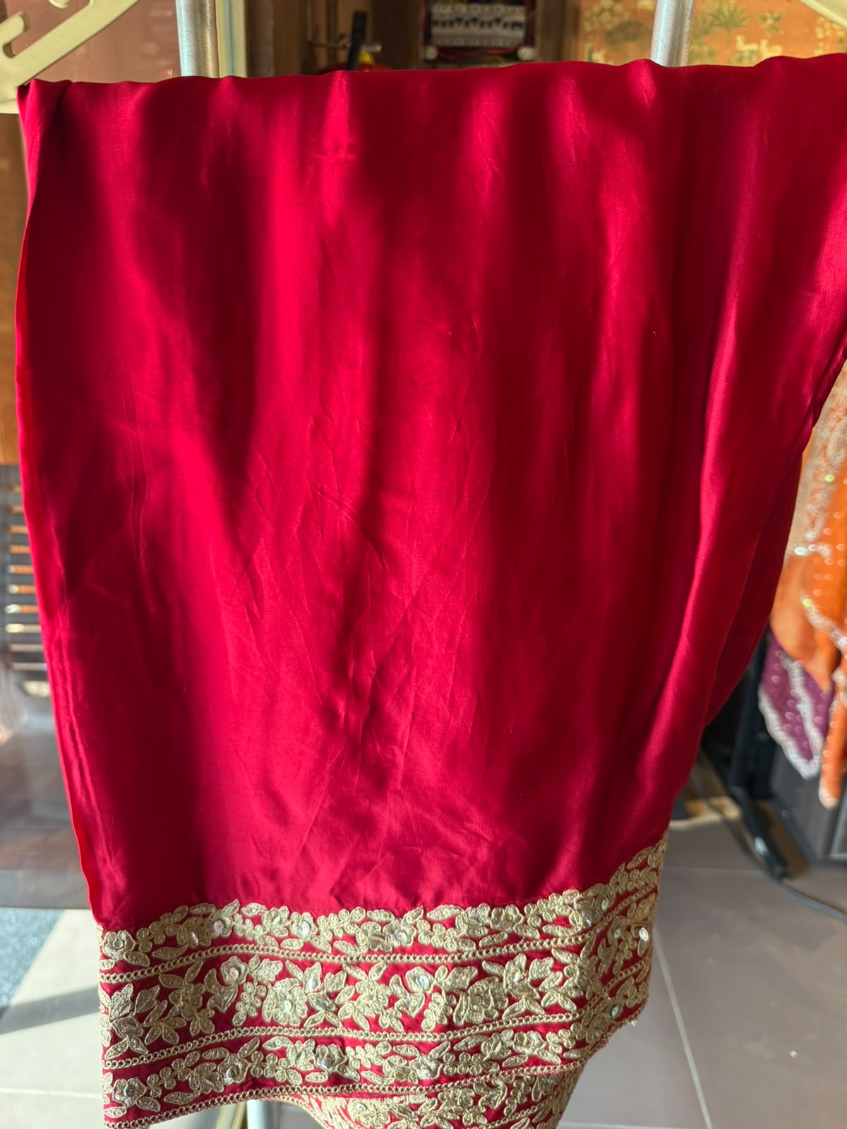 Hand-Embroidered Luxury farshi salwar Suit Set