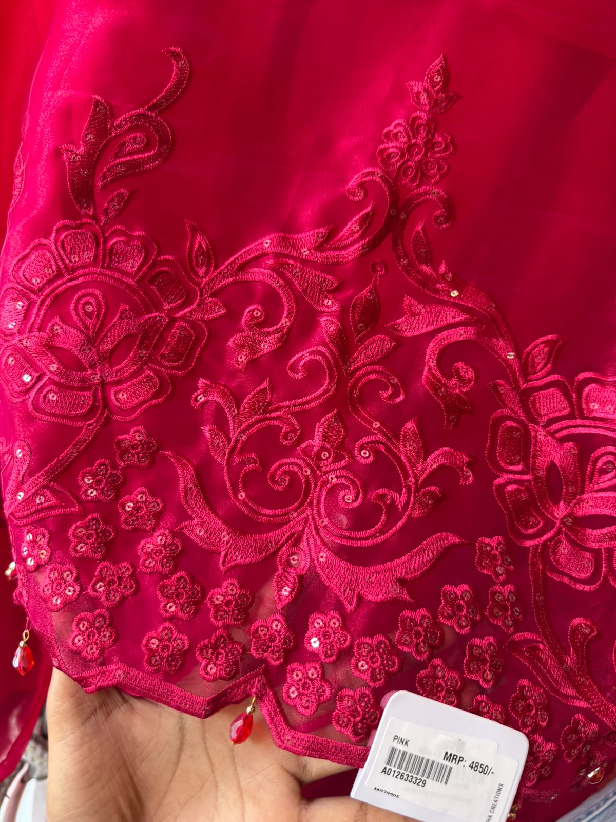 Premium soft organza tissue suit