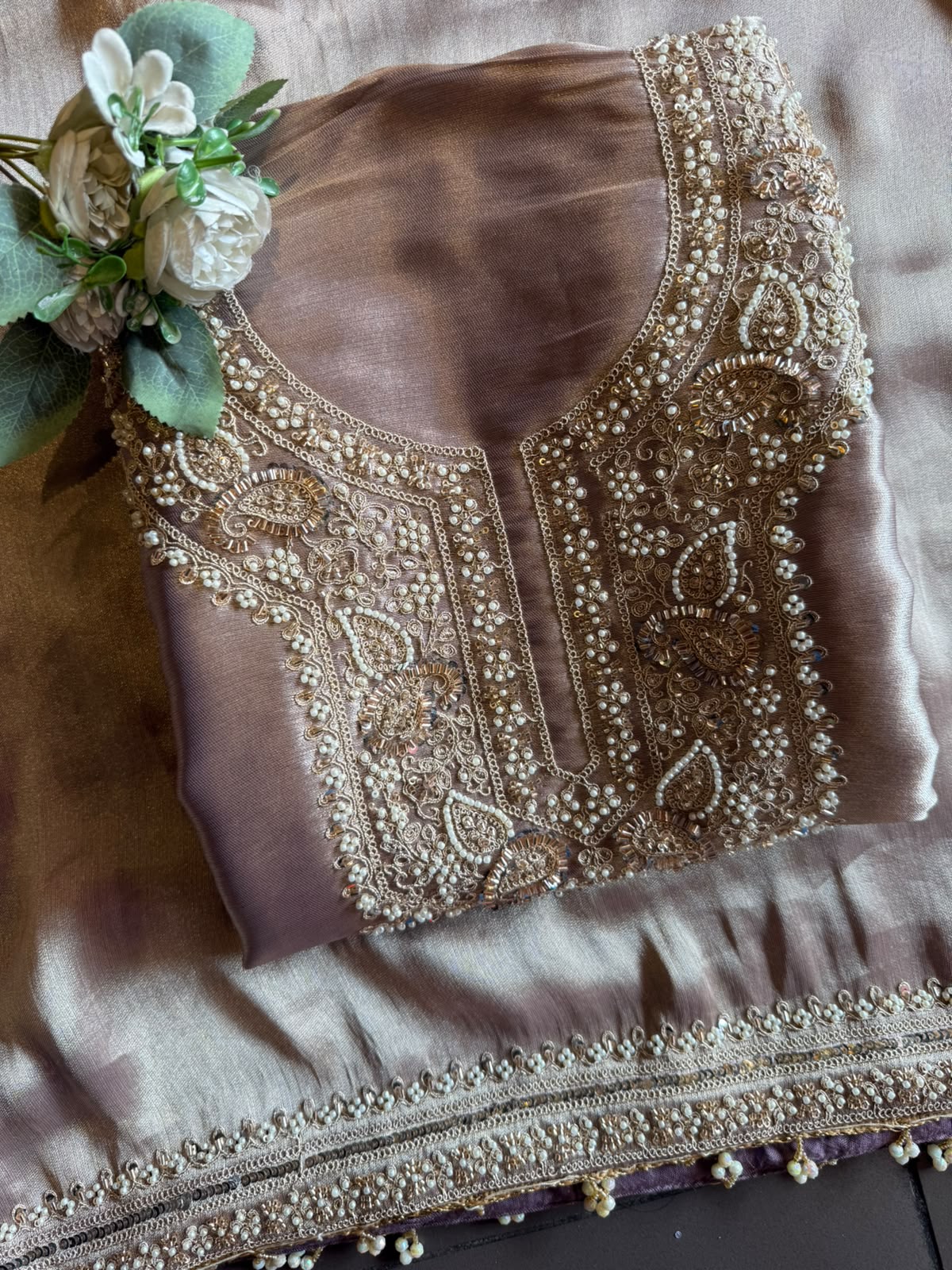 Giraffe Tissue wedding-wear Suit set