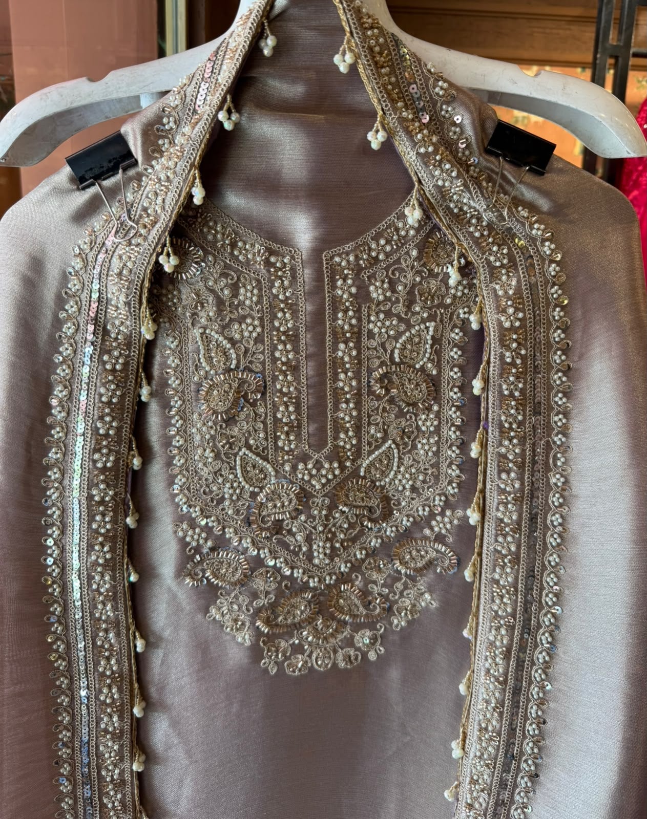 Giraffe Tissue wedding-wear Suit set