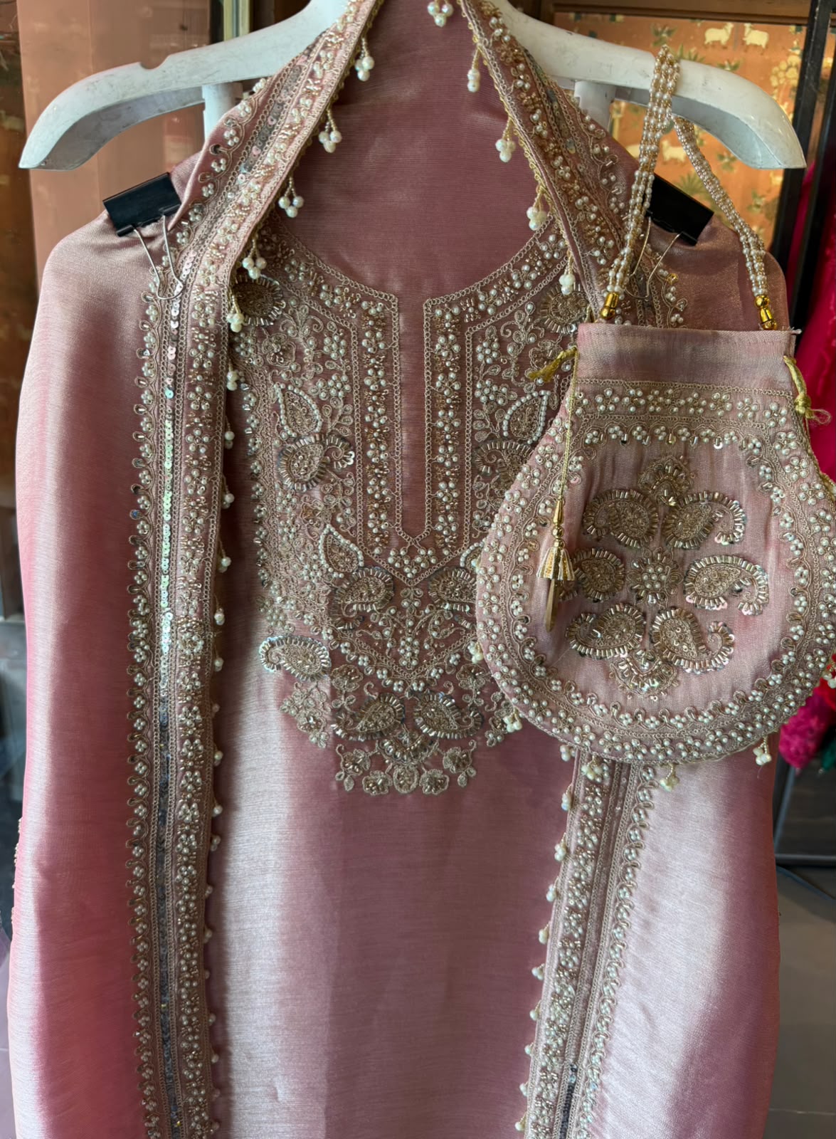 Giraffe Tissue wedding-wear Suit set