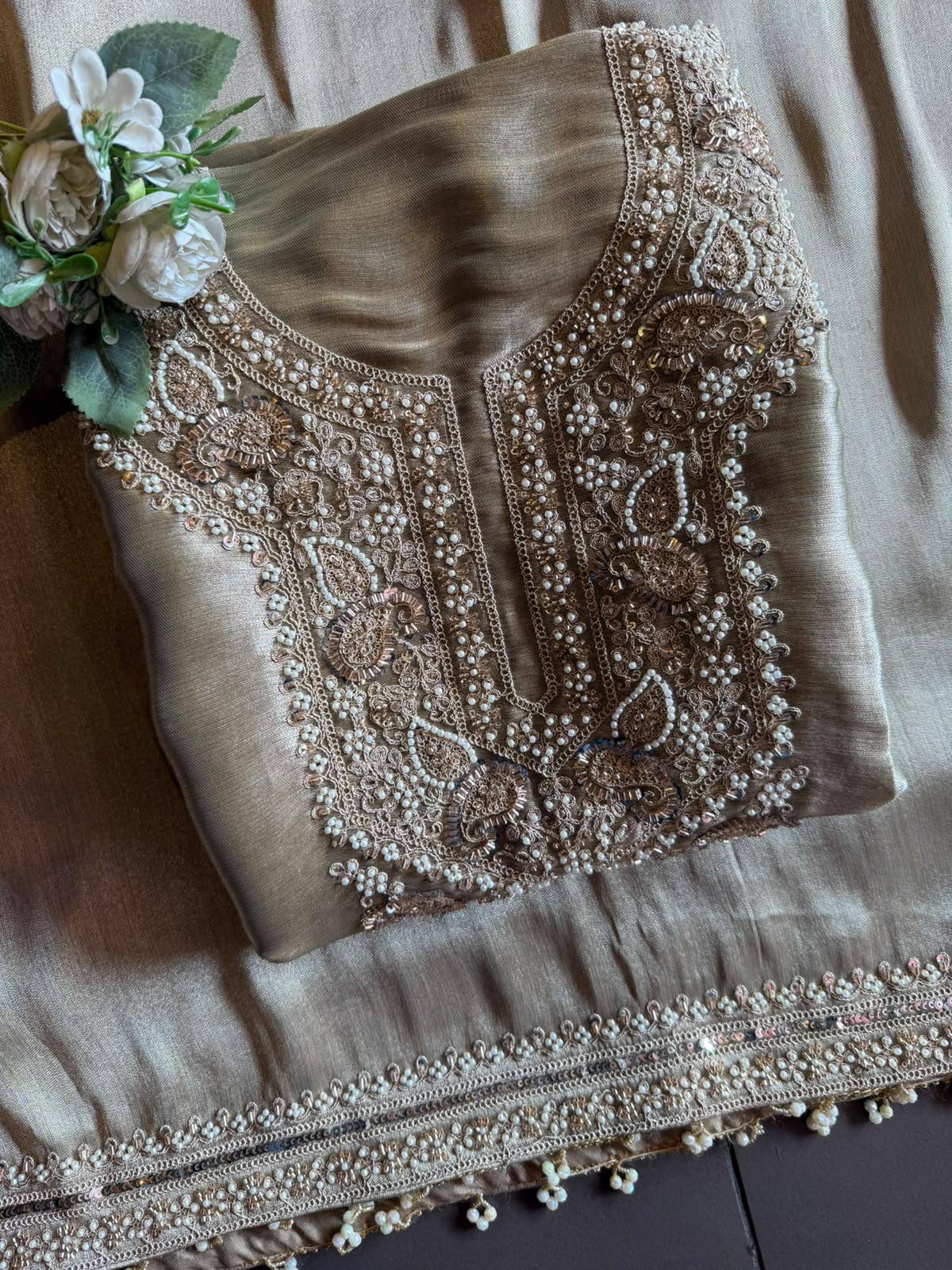 Giraffe Tissue wedding-wear Suit set