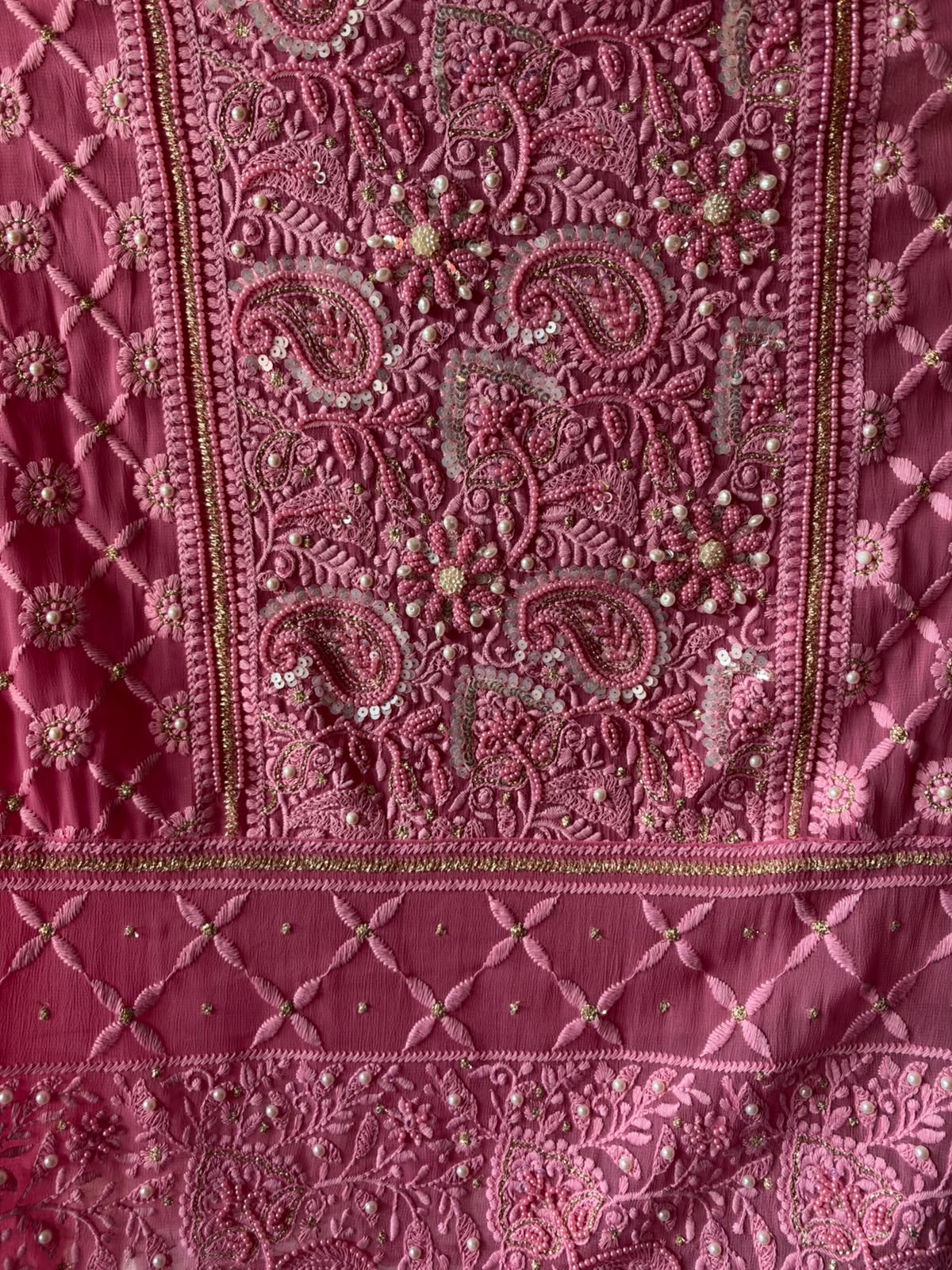 Pure Georgette Unstitched shirt